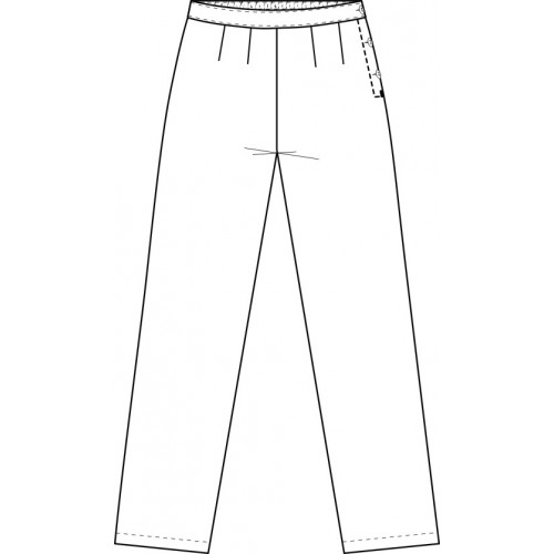 CALÇA S AB/LAT/BOT TRAS/ELASTICO BRANCO * CALÇA S AB/LAT/BOT TRAS/ELASTICO BRANCO *